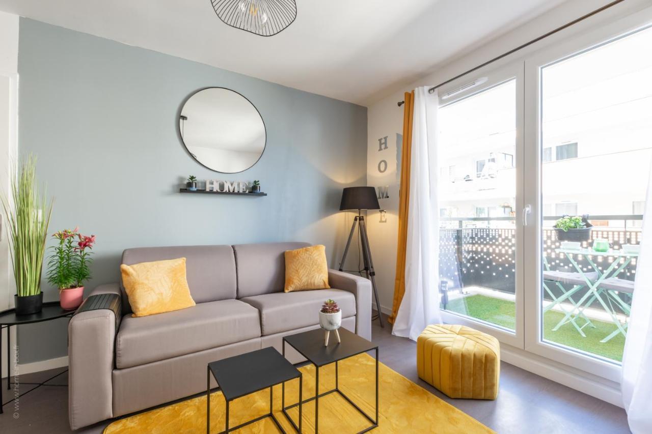 The Sunshine- Appart Cosy Proche Paris-Disney Avec Parking Prive Dans Residence 모 외부 사진