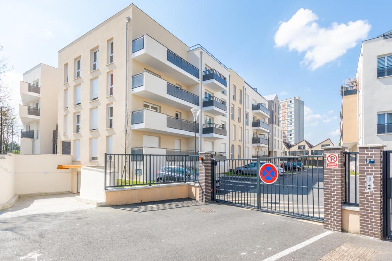 The Sunshine- Appart Cosy Proche Paris-Disney Avec Parking Prive Dans Residence 모 외부 사진