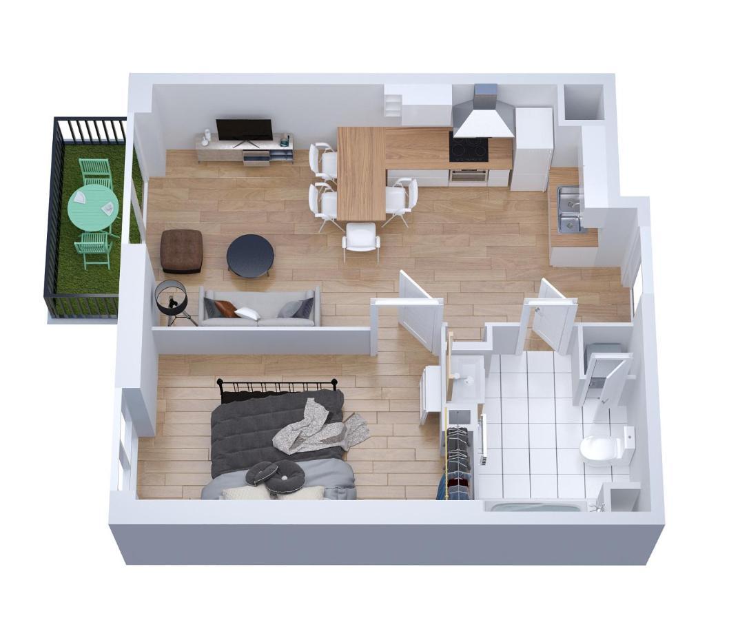 The Sunshine- Appart Cosy Proche Paris-Disney Avec Parking Prive Dans Residence 모 외부 사진